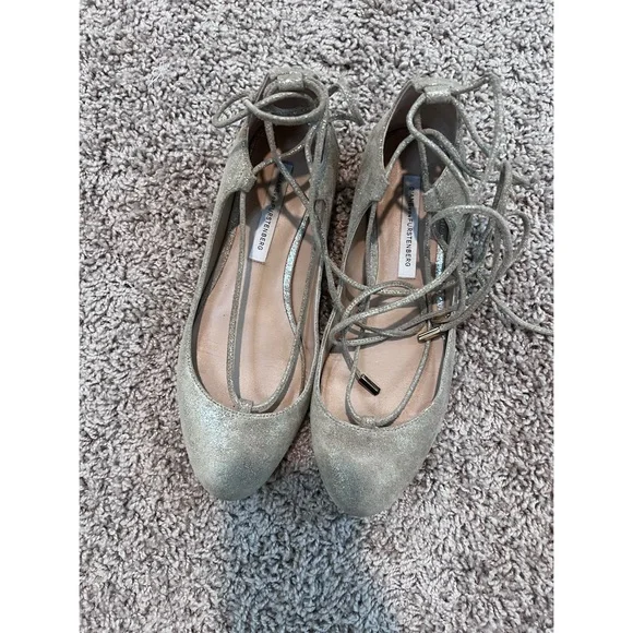 Diane Von Furstenberg Paris Gold Leather - Picture 2 of 4